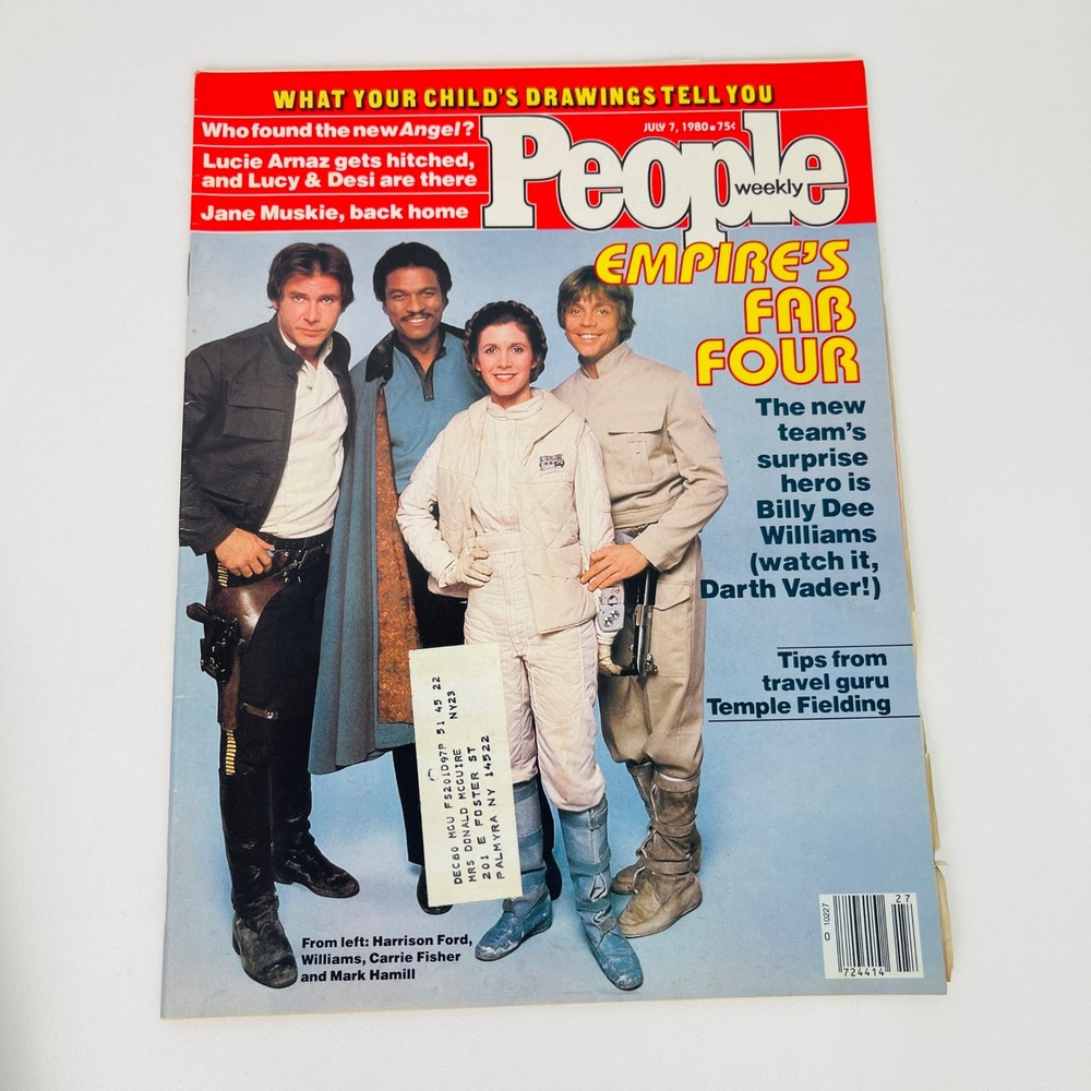 People Weekly Magazine July 7 1980 Star Wars Empire Strikes Back Cast Good